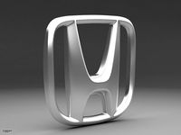 Honda logo3d model