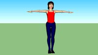 Human Model + Markers - SCATutorial (SimFonIA Character Animator)