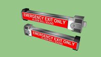 Door Panic Exit Device - Von Duprin Guard-X Alarmed Flat Bar Type