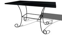 Table ST GERMAIN noire, Maisons du monde, réf 129.979, prix :129