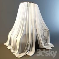 A round-shaped canopy