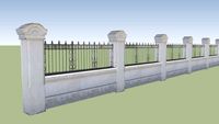 churchyard fence - north