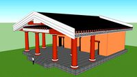 Etruscan temple