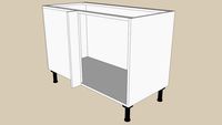 FAKTUM frame base corner 120x70