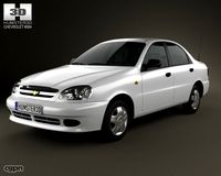 Chevrolet Lanos 20123d model