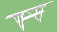 Trina 230 panel (2 set) with flat roof mount