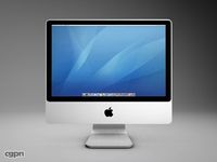 Gen. 4 Apple iMac3d model
