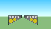 itc C15 head lights sets one