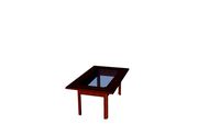 Cherry and Glass Table