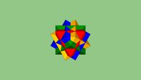 4 octahedron compoud