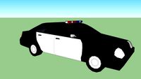 google sketchup police car