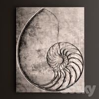 Decor for wall. Panel. Amon.