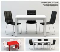 Desk 1102, Chair 1473Q