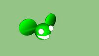 Deadmau5 Head (Green)