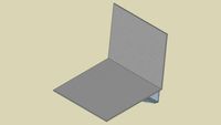 A11 40 8 40 backrest, steel, for benches + A52 40 8 02 grey felt cover for backrest