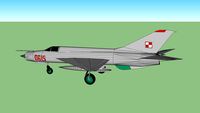 Samolot myśliwski MIG-21 PF
