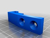 Replicator/CTC Plexiglas door holder by MoPrinter
