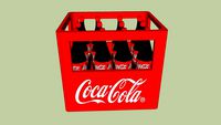 engradado refrigerante coca cola litro
