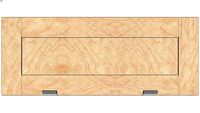 Wall Refrigerator Top Hinge 12Hx24D