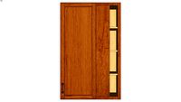 Wall Blind Corner Single Door 48H