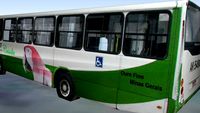 Ônibus no Terminal de ônibus em Ouro Fino MG