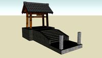 林昌寺正門（宝満山白雲院）中之条町