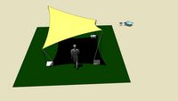 Tensioned membrane canopy