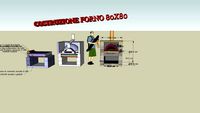 forno a legna fasi costruttive