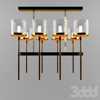 Vintage lamp industrial x8