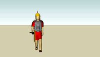 3D Roman Officer