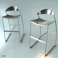 barchair3d model