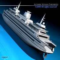Ferryboat3d model