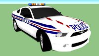 French Police Ford Mustang