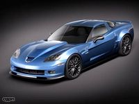 Chevrolet Corvette z06 carbon 20103d model