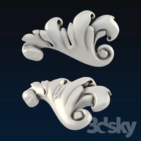 Carved lining angular