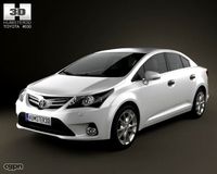 Toyota Avensis Sedan 20123d model