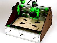 3D Printed & Laser Cut, Lil-CNC Mill ACv2 by AlexC-Makerologist