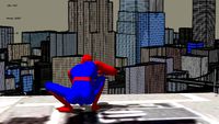 Spider man 3d in sketchup
