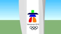 Vancouver 2010 Olympic Torch (Detailed)