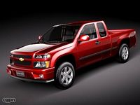 Chevrolet Colorado Extended Cab3d model