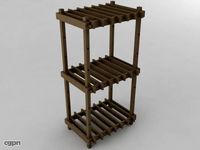 Adjustable Plant Shelf3d model