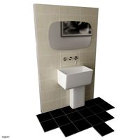Bathroom Set 023d model