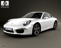 Porsche 911 (991) Carrera 50th Anniversary Edition 20133d model