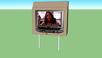 Rear seat dvd player