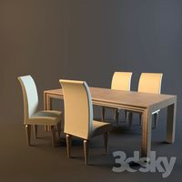 table and chairs of the EGO