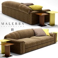 Диван, столики и картина malerba