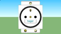 prise modulaire hager