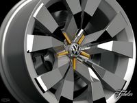 Volkswagen Crossblue rim3d model