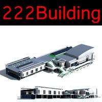 222 Multi Public Building Collection3d model
