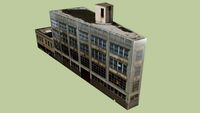 Business block in downtown Detroit